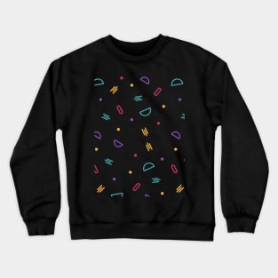 Geometric Repeat Pattern Crewneck Sweatshirt